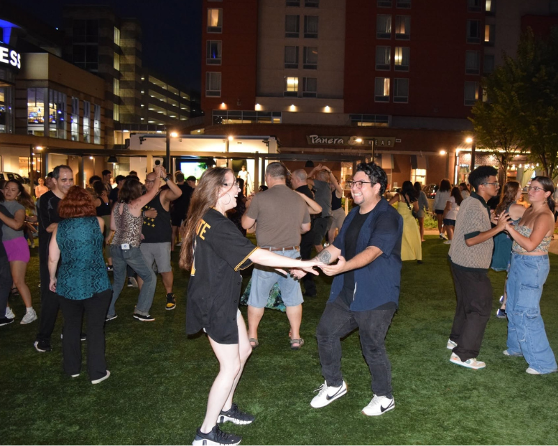 Salsa Dancing on the Lawn